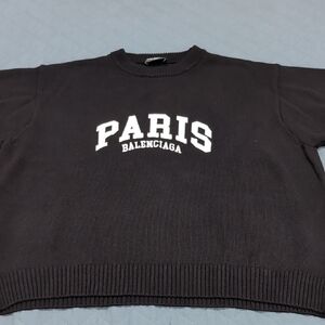 Balenciaga Knitted Paris Crewneck